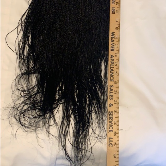 Hand twisted braids full lace wig main image 7